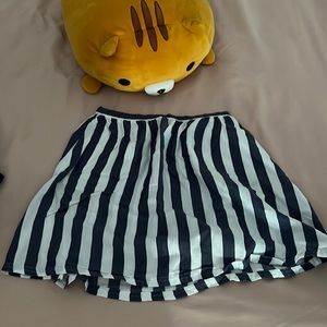 Navy blue and white skirt from LC